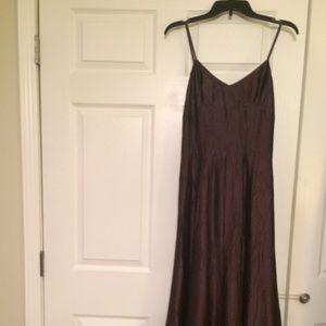 Beautiful Evening Dark Purple Jigsaw Dress, 100% Silk, Size 4 (UK Size 8)